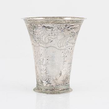 Johan Fredrik Hollman (verksam 1775-1828), bägare, silver, Skänninge.