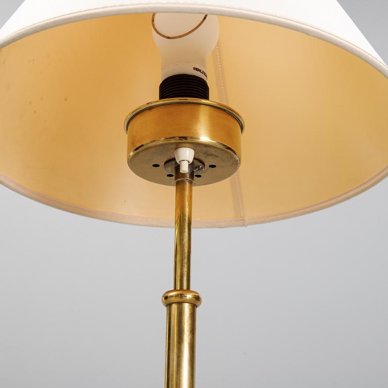 Josef Frank, a model 2326 brass floor light, Firma Svenskt Tenn.