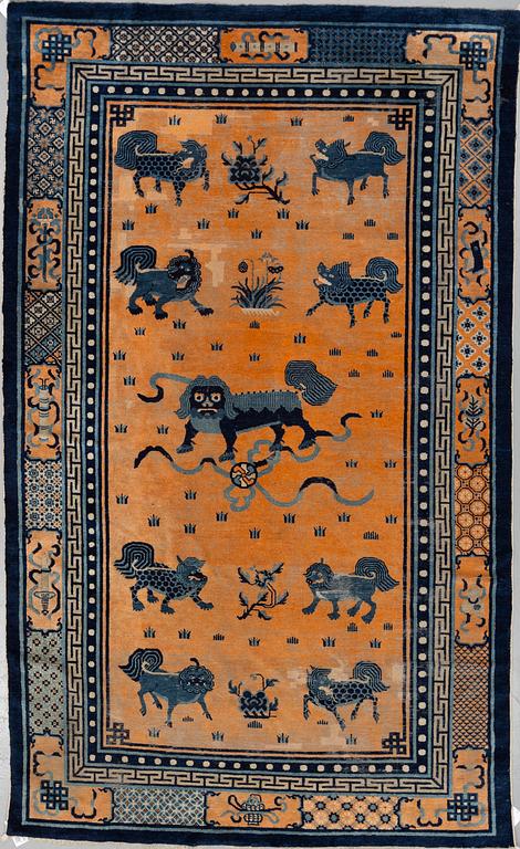 MATTA, antik Kina, sen Qing dynasti, ca 311 x 186,5 cm.