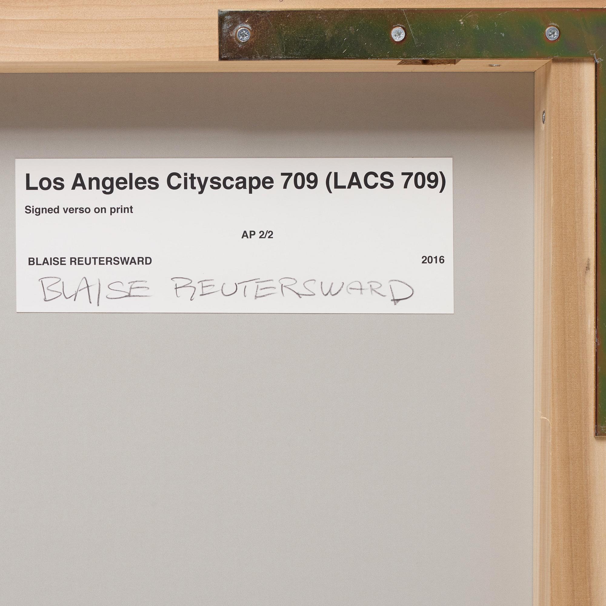 Blaise Reutersward, "LACS 709", 2009.
