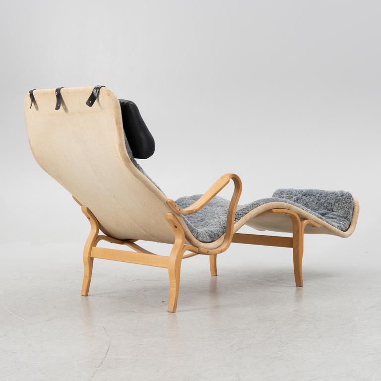 Bruno Mathsson, a "Pernilla" lounge chair, Dux, Sweden, second half of the 20th century.