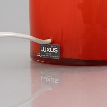 Uno & Östen Kristiansson, a pair of table lamps, Luxus, Viitsjö, second half of the 20th century.