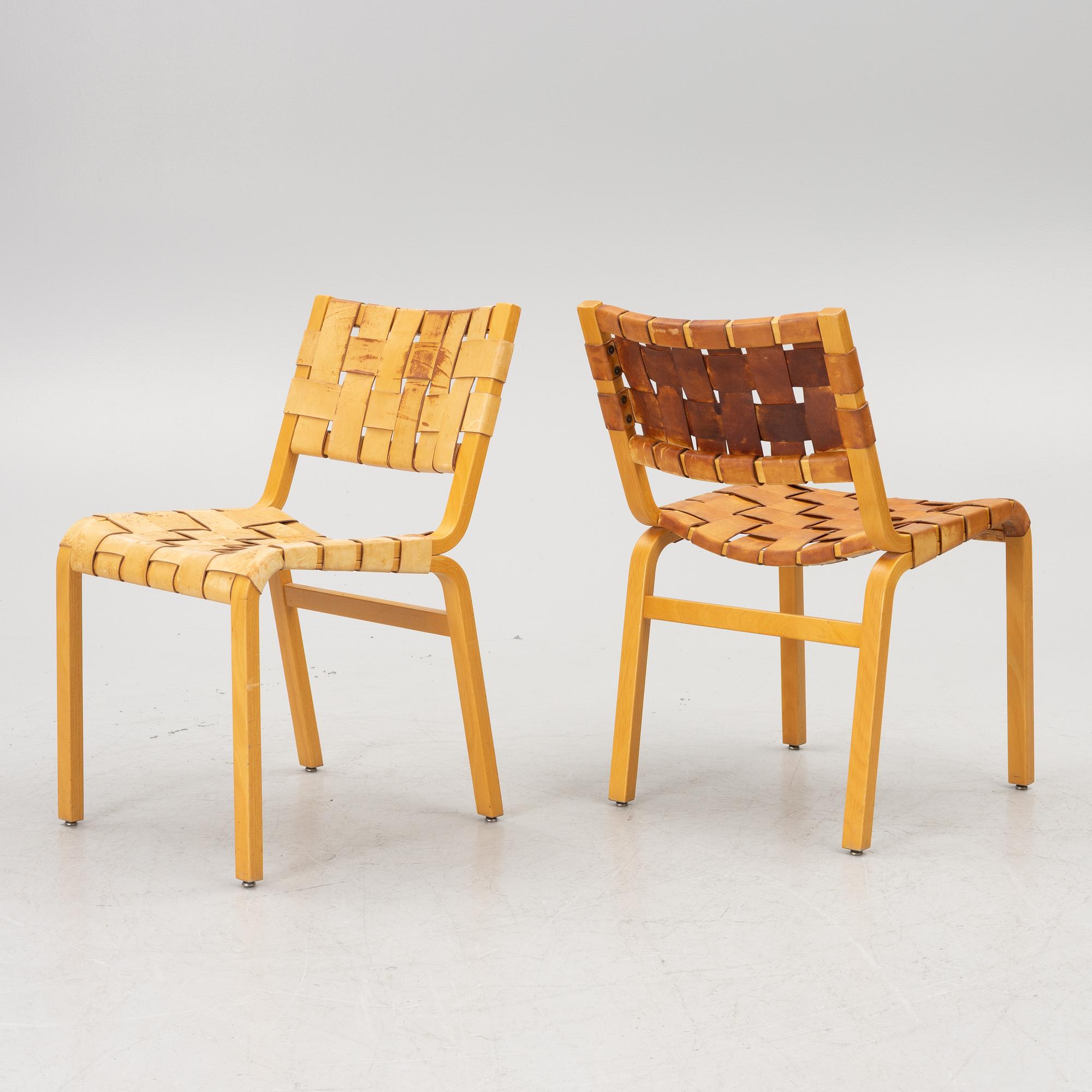Five chairs, second half of the 20th Century.