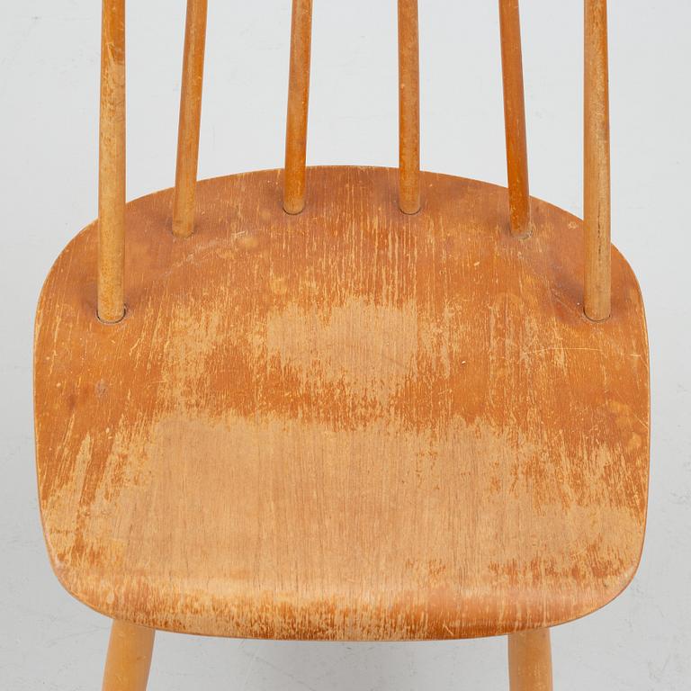 Ilmari Tapiovaara, Six "Fanett" chairs, Edsbyverken.