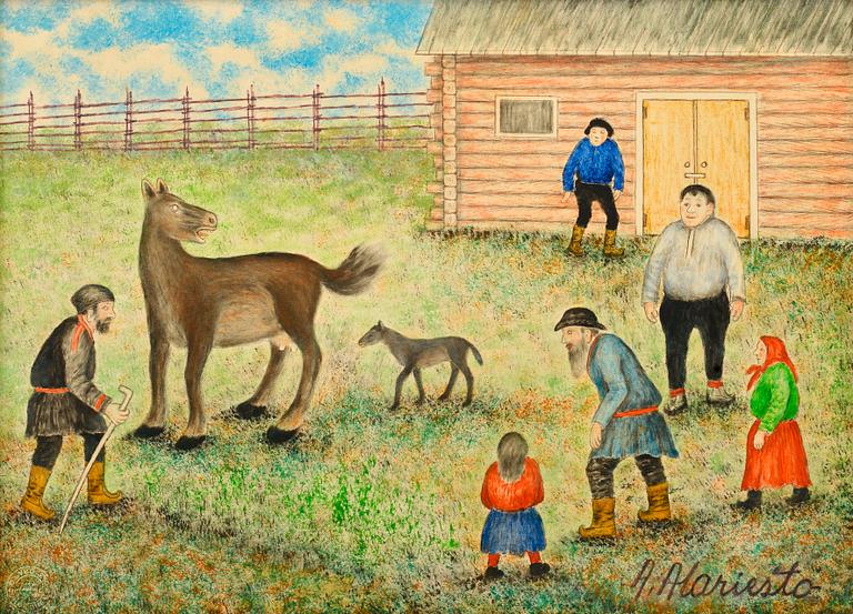 Andreas Alariesto, "THE SUIKKI MAN CURES THE HORSE".