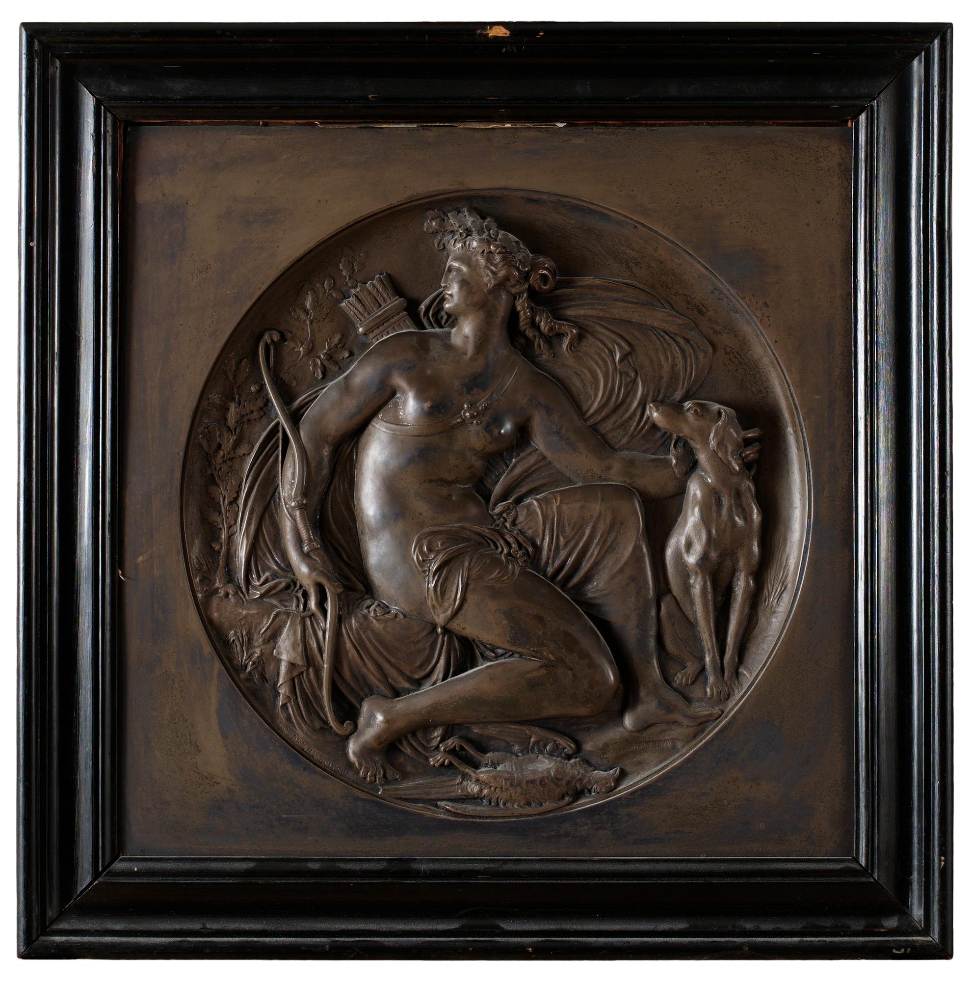 RELIEFER, fyra stycken, märkta "L OUDRY PRE EDITEUR J B GERMAIN 1868".