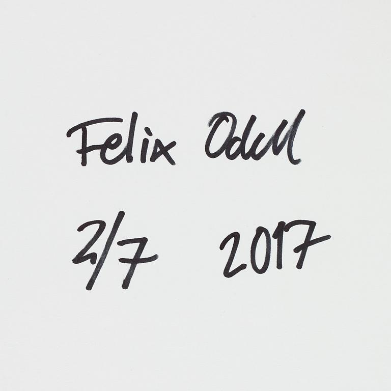 Felix Odell, photograph signed and numbered 2/7 on verso.
