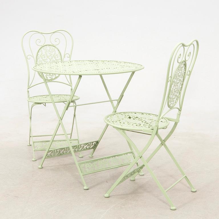 Garden set, 3 pieces, late 20th century.