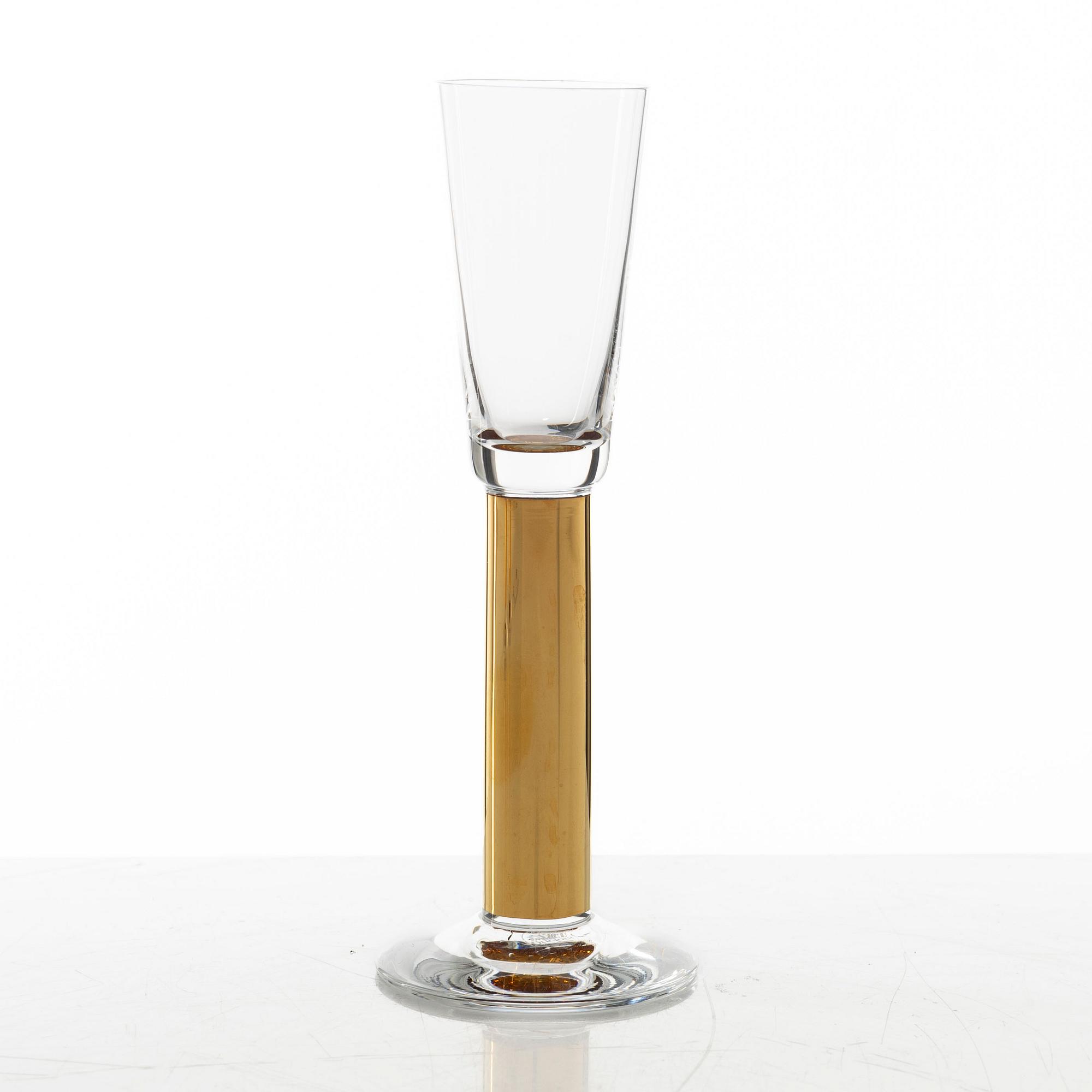 Gunnar Cyrén, glasservis, 26 delar, "Nobel", Orrefors.