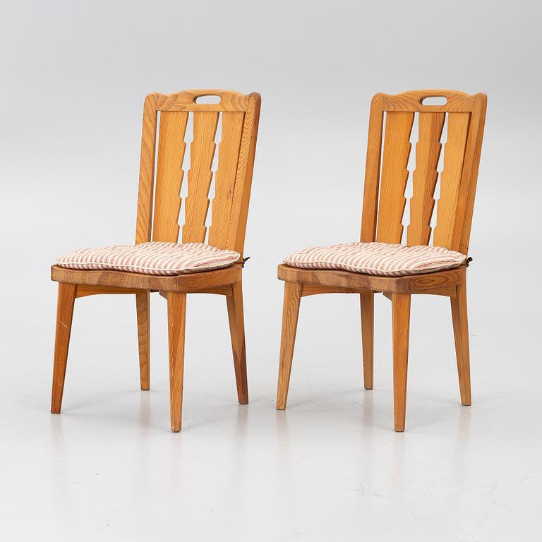 Nordiska Kompaniet, Pair of chairs. Swedish Modern. “Ekerö”, mid-20th century.