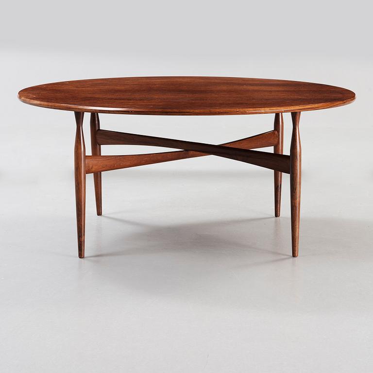 Ib Kofod-Larsen, a palisander sofa table, Christensen & Larsen, Denmark 1950's-60's.