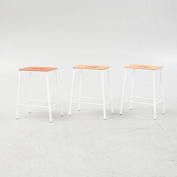 Toke Lauridsen, pallar, 3 st, "Adam Stool", Frama, Danmark.