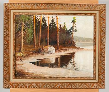 EINAR KOHLMAN, olja på duk, signerad.