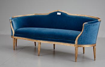 BADKARSSOFFA, gustaviansk, 1700-talets andra hälft.