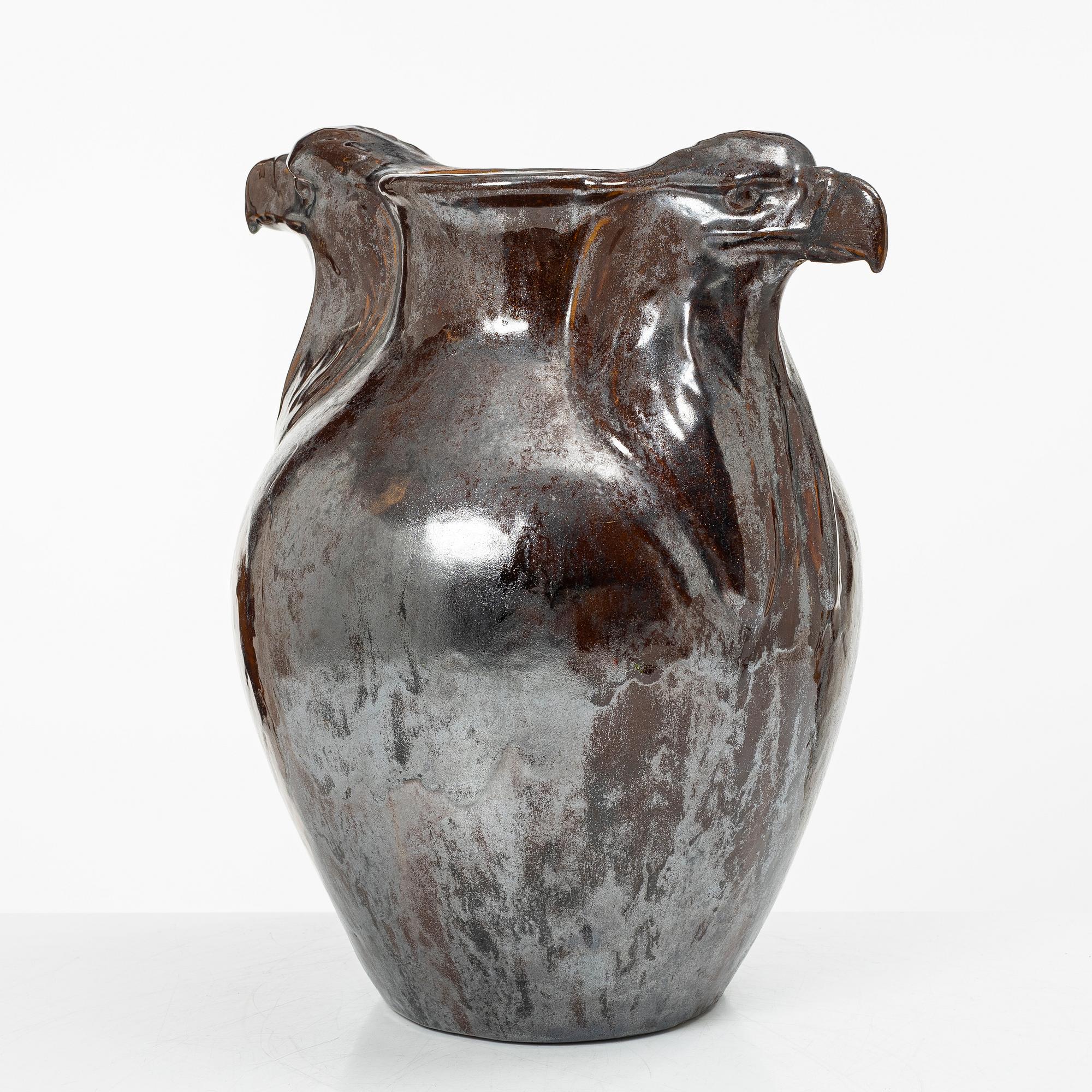 An Art Nouveau floor vase, circa 1900.