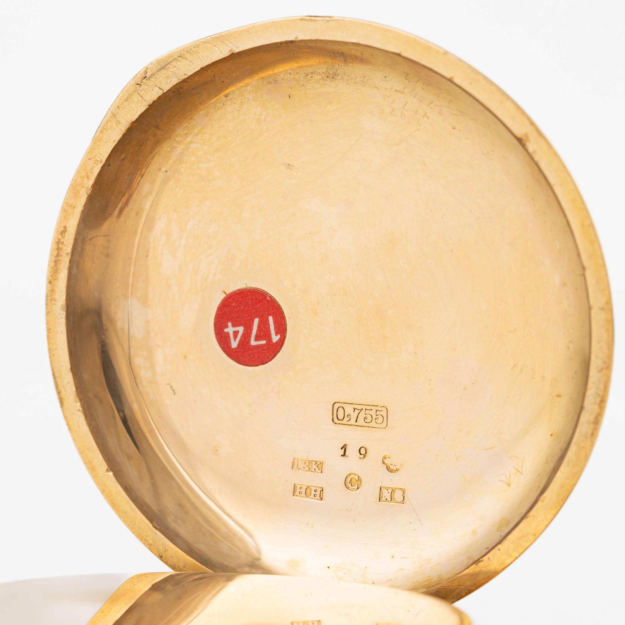 Halda, pocket watch, 50.5 mm.