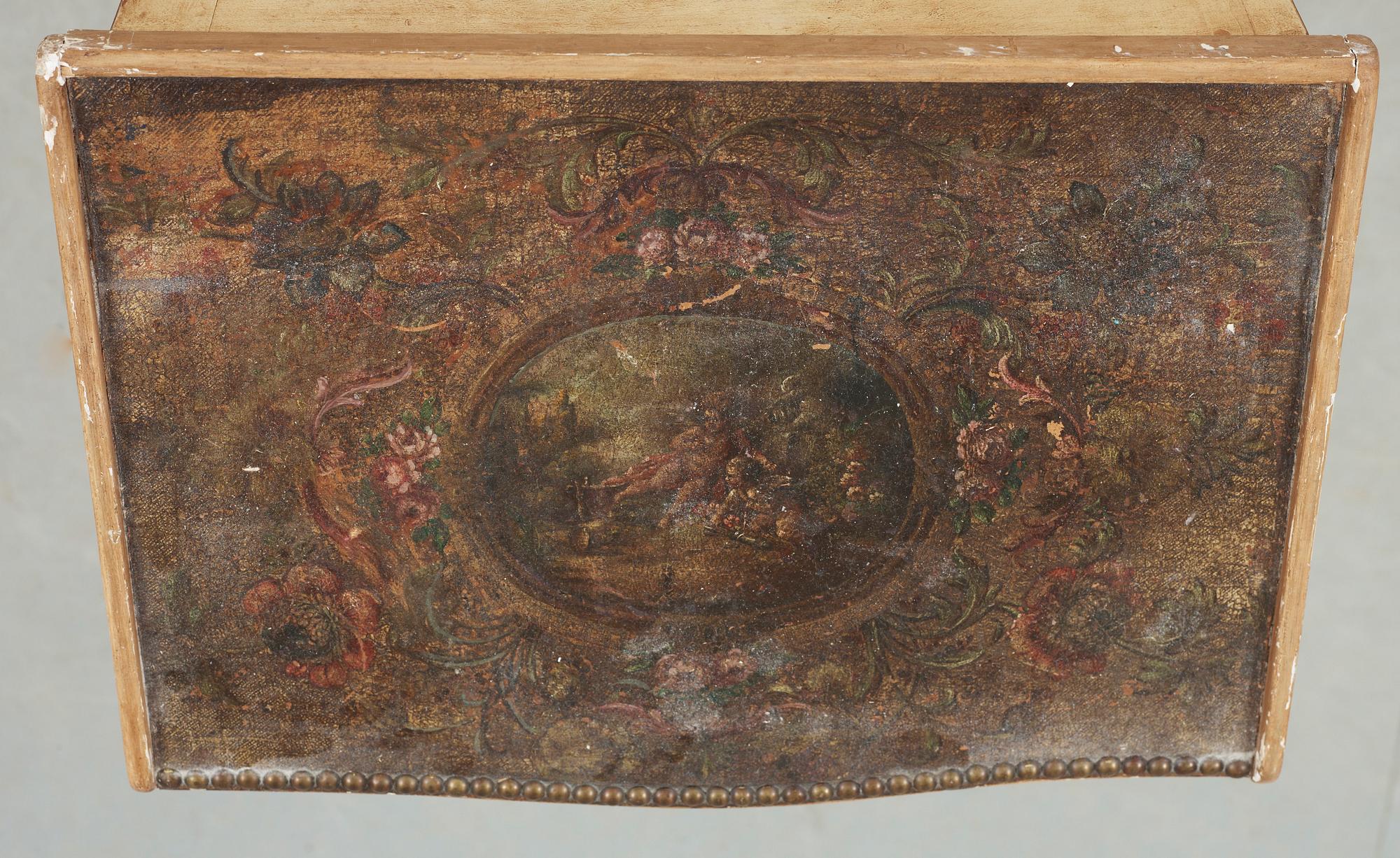POTTSKÅP, rokokostil, märkt G Plain, Frankrike, 1800-tal.