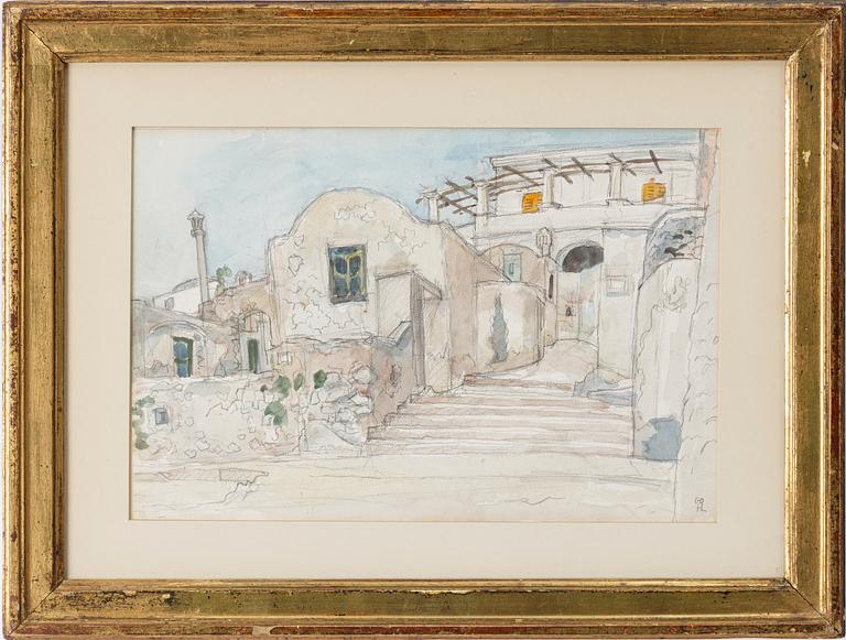 Hilding Linnqvist, Egyptian city motif.