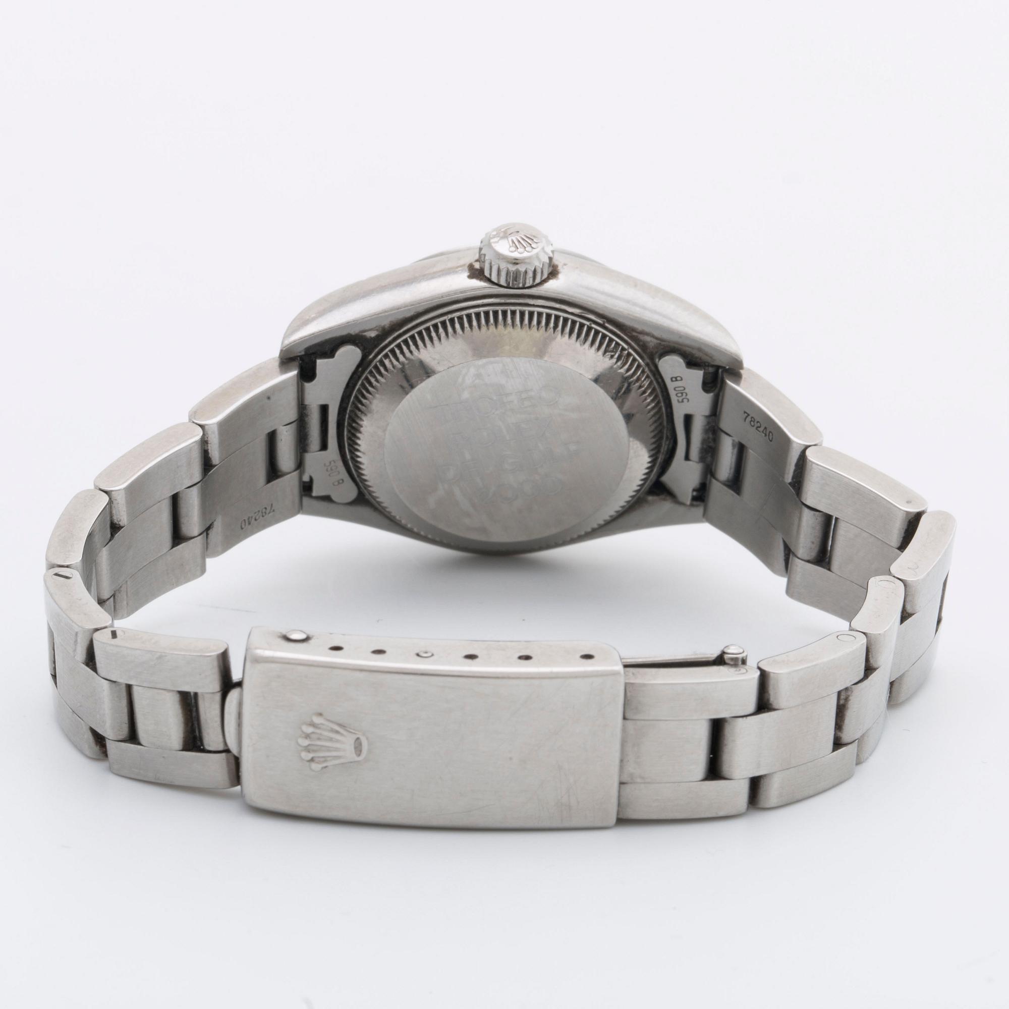 ROLEX Oyster Perpetual Date ladies wristwatch, c:a 26 mm.
