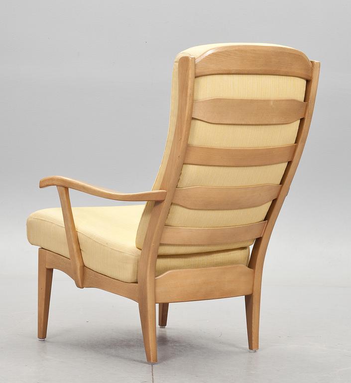 FÅTÖLJER, ett par. "Stora Fjäderbrickan", design Carl Malmsten. O.H Sjögren.