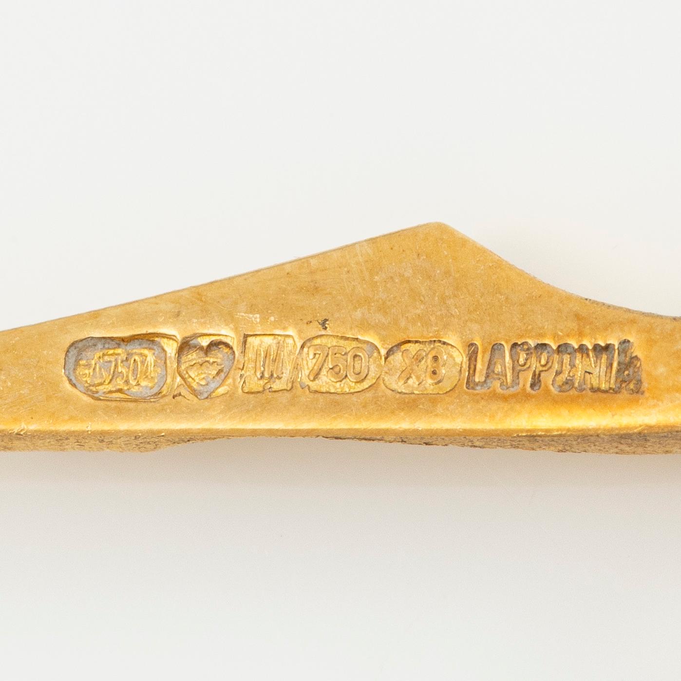 Björn Weckström, collier, "Pearlflower", Fyrklövern Lapponia, Finland, 1999.