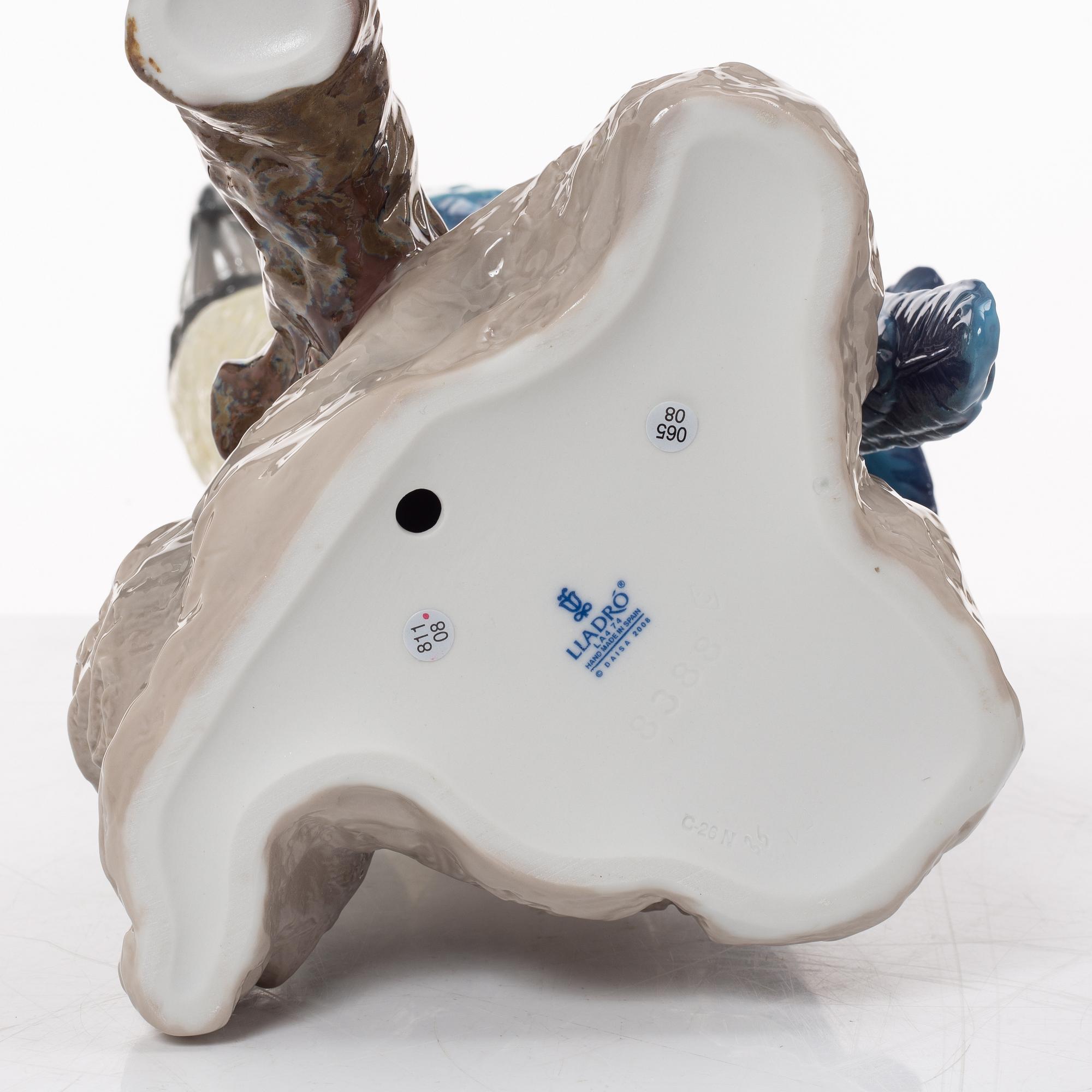 Lladró, figurin, "Macaw Bird", Spanien.