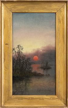 Carl Hallström, Sunset.