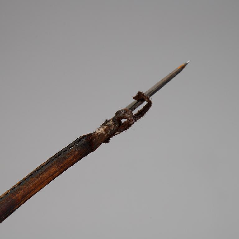 A french small sword with scabbard, early 19th Century.