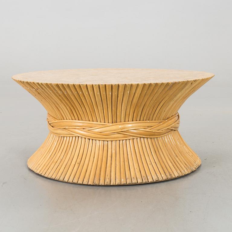 A BAMBU COFFEE TABLE MCGUIRE SECOND HALF OF 20TH CENTURY,