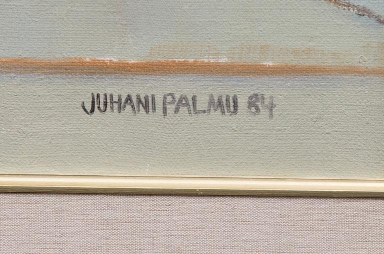 JUHANI PALMU, olja på duk, signerad -84.