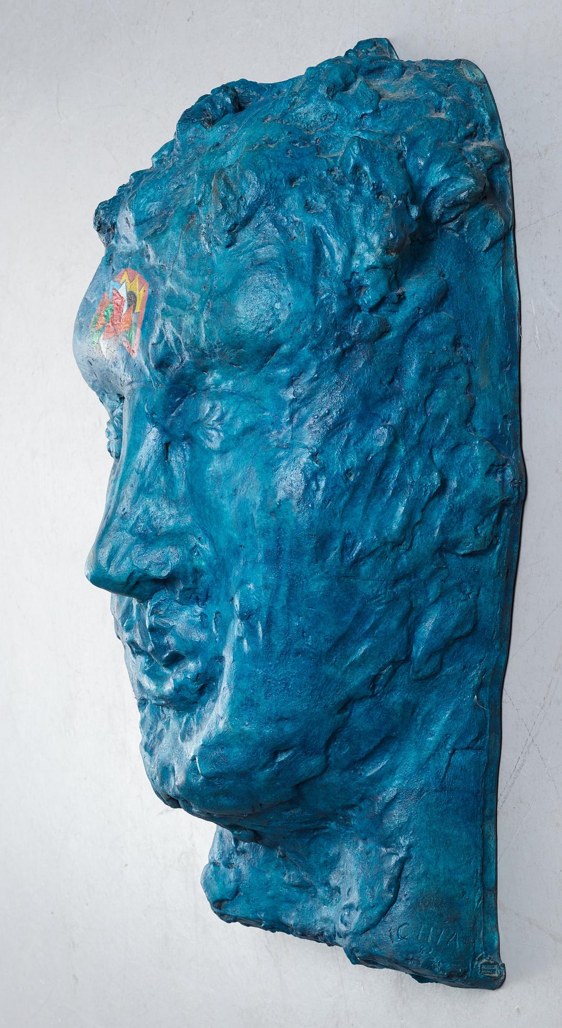Sandro Chia, Blue head.