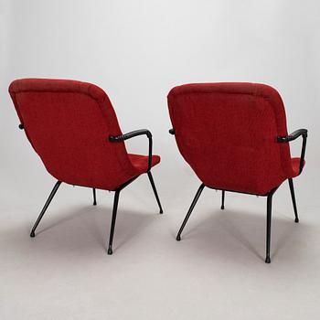 A pair of 1950s armchais.