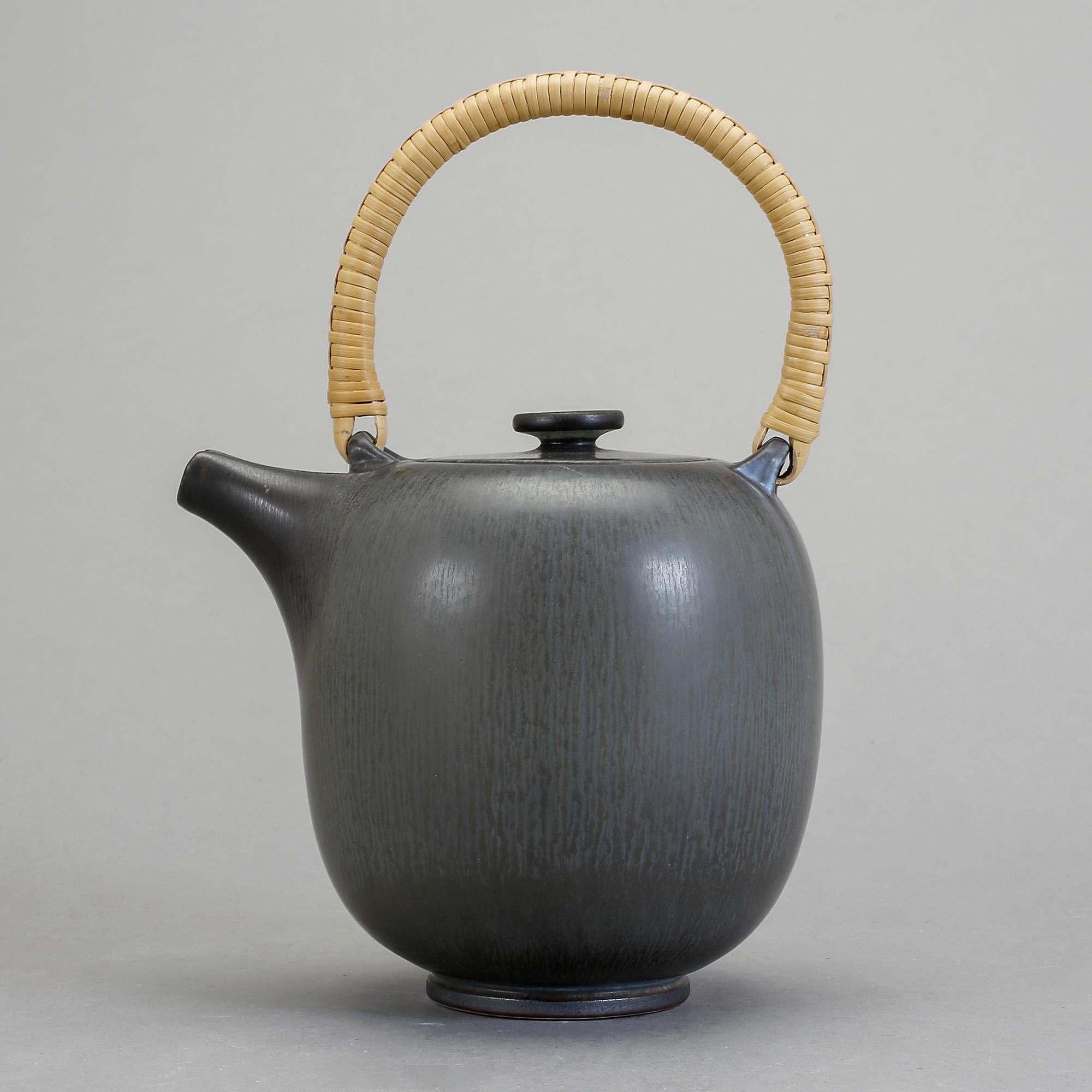 TEKANNA, stengods. Berndt Friberg, Gustavsberg studio, 1960-tal.