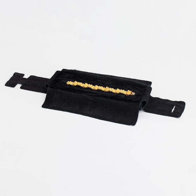 Björn Weckström, "Mystica", a 14K gold bracelet. Lapponia 1973.