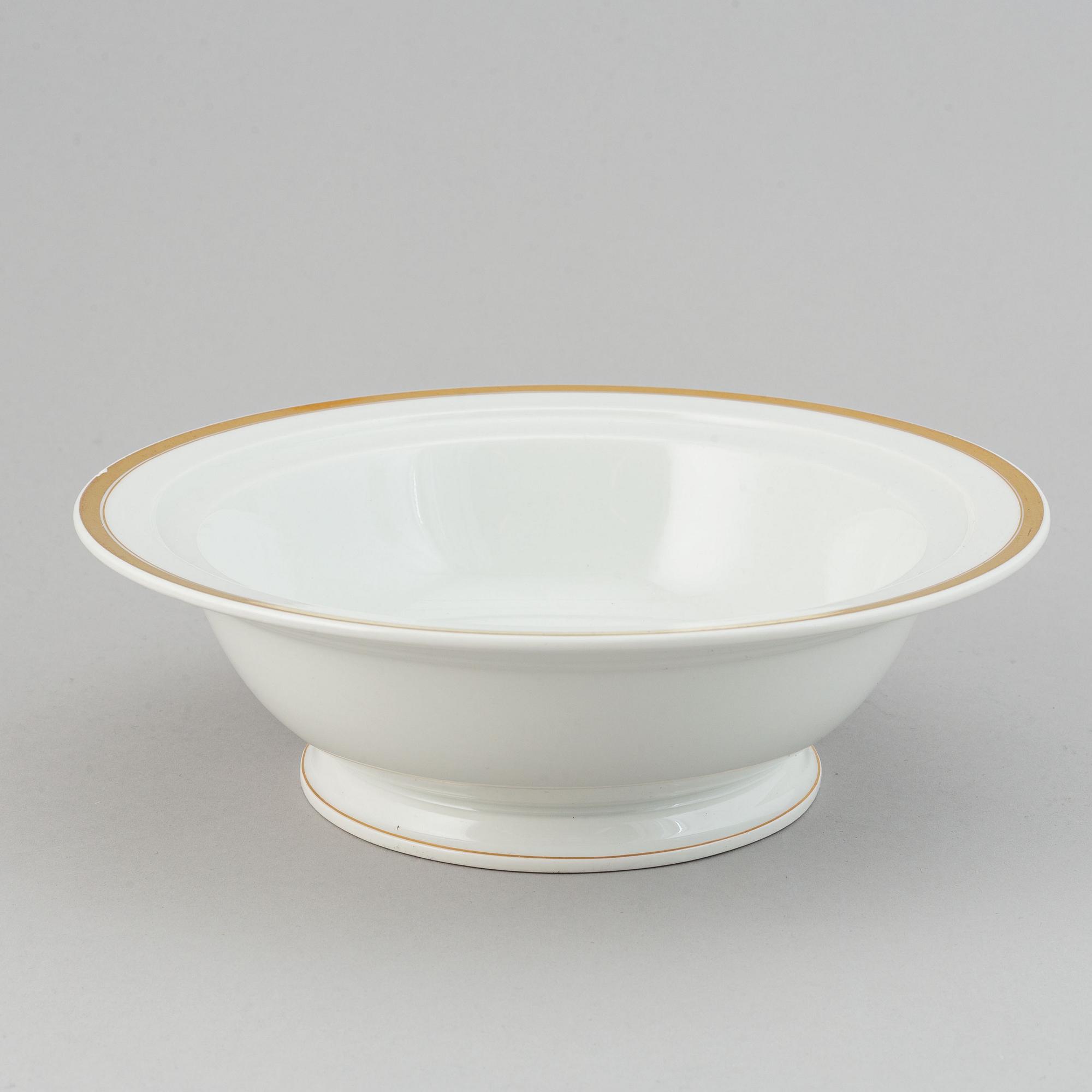 A Berlin part dinner service, KPM, 19th Century.