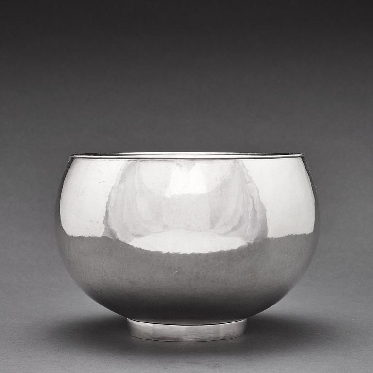 W.A. Bolin, a large sterling bowl, Stockholm 1988.