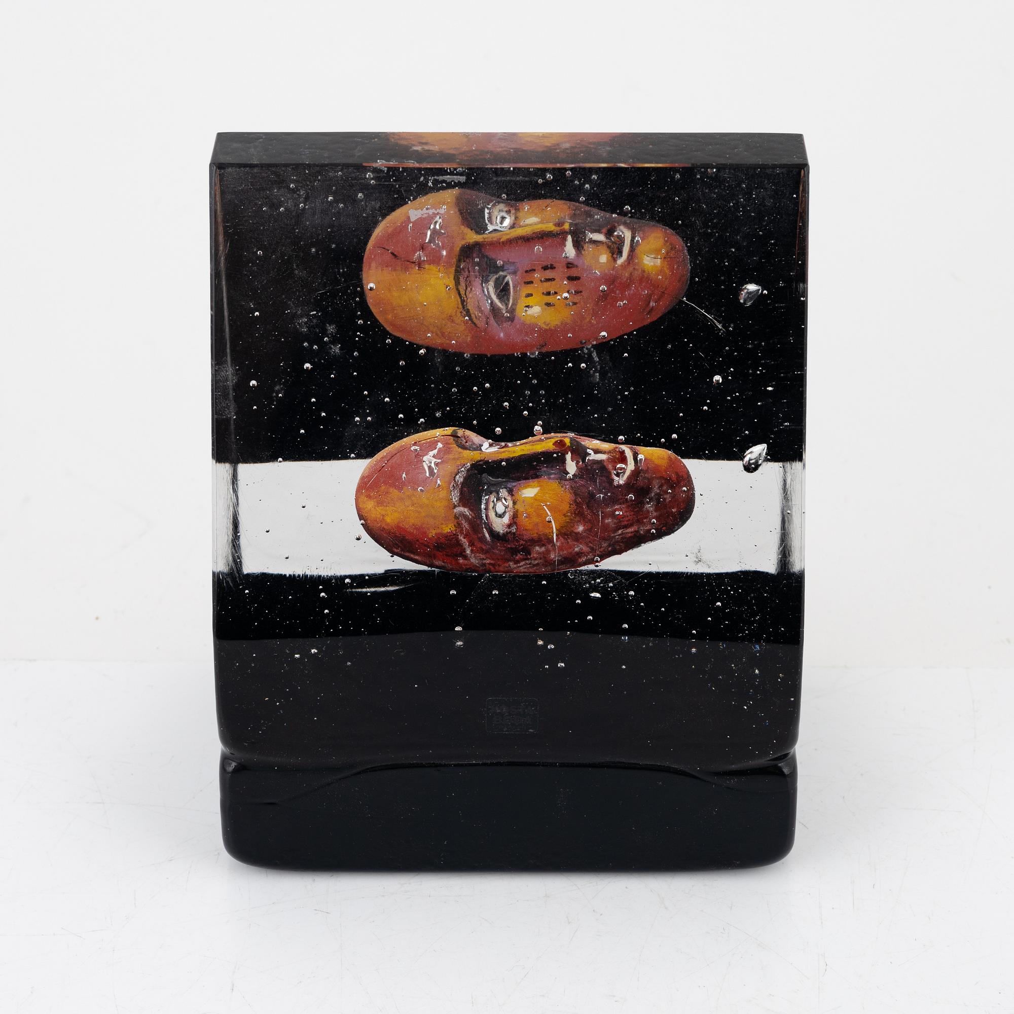 Bertil Vallien, skulptur, glas, Kosta Boda.