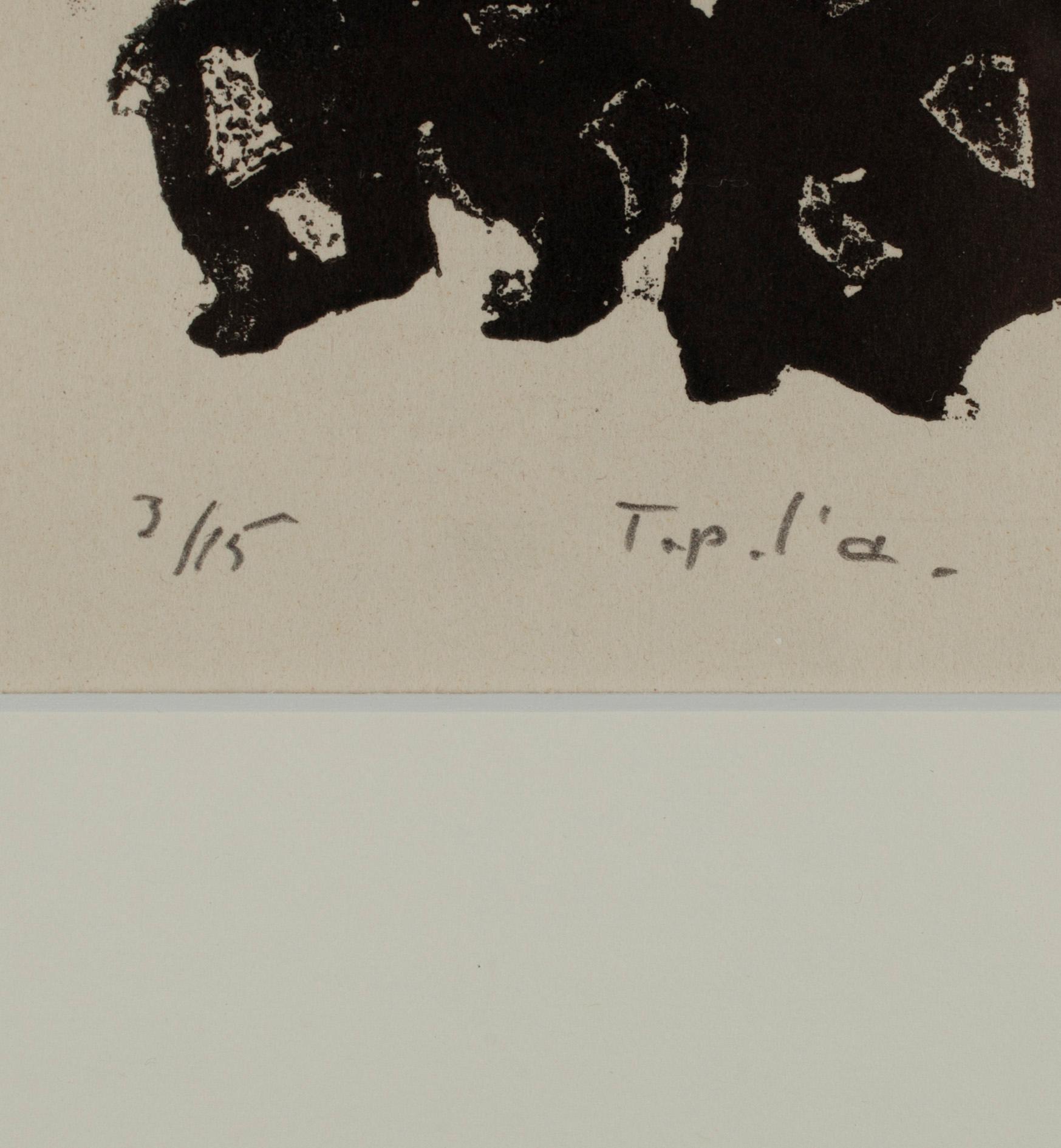 VÄINÖ ROUVINEN, etsning, signerad, daterad -59 och numrerad T.p.l'a 3/15.