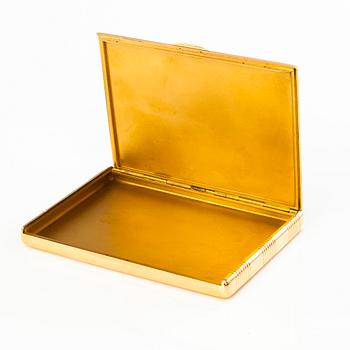 GEORG BUCHERT, An 18K gold cigarette case. Helsinki 1941.