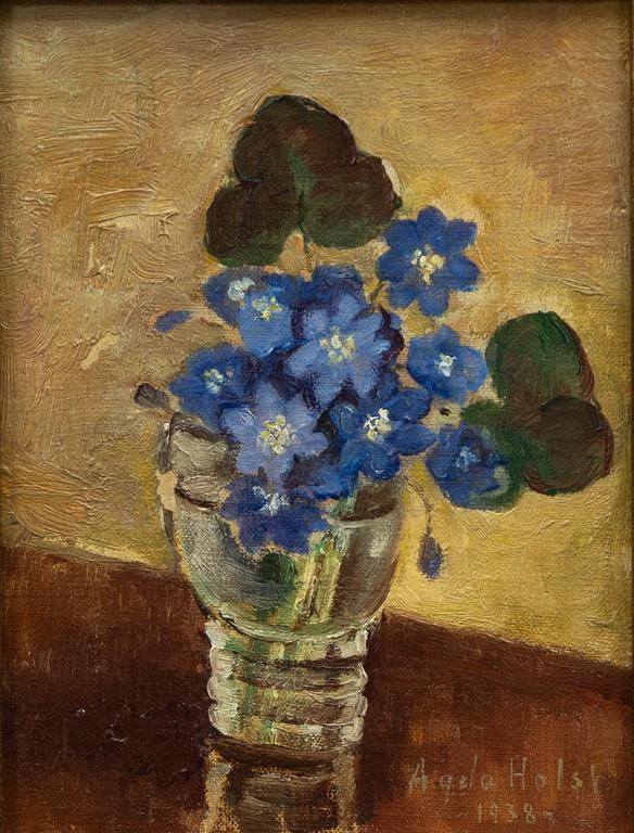 Agda Holst, Flower still life.