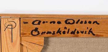 ARNE OLSSON, olja på duk, monogramsignerad.