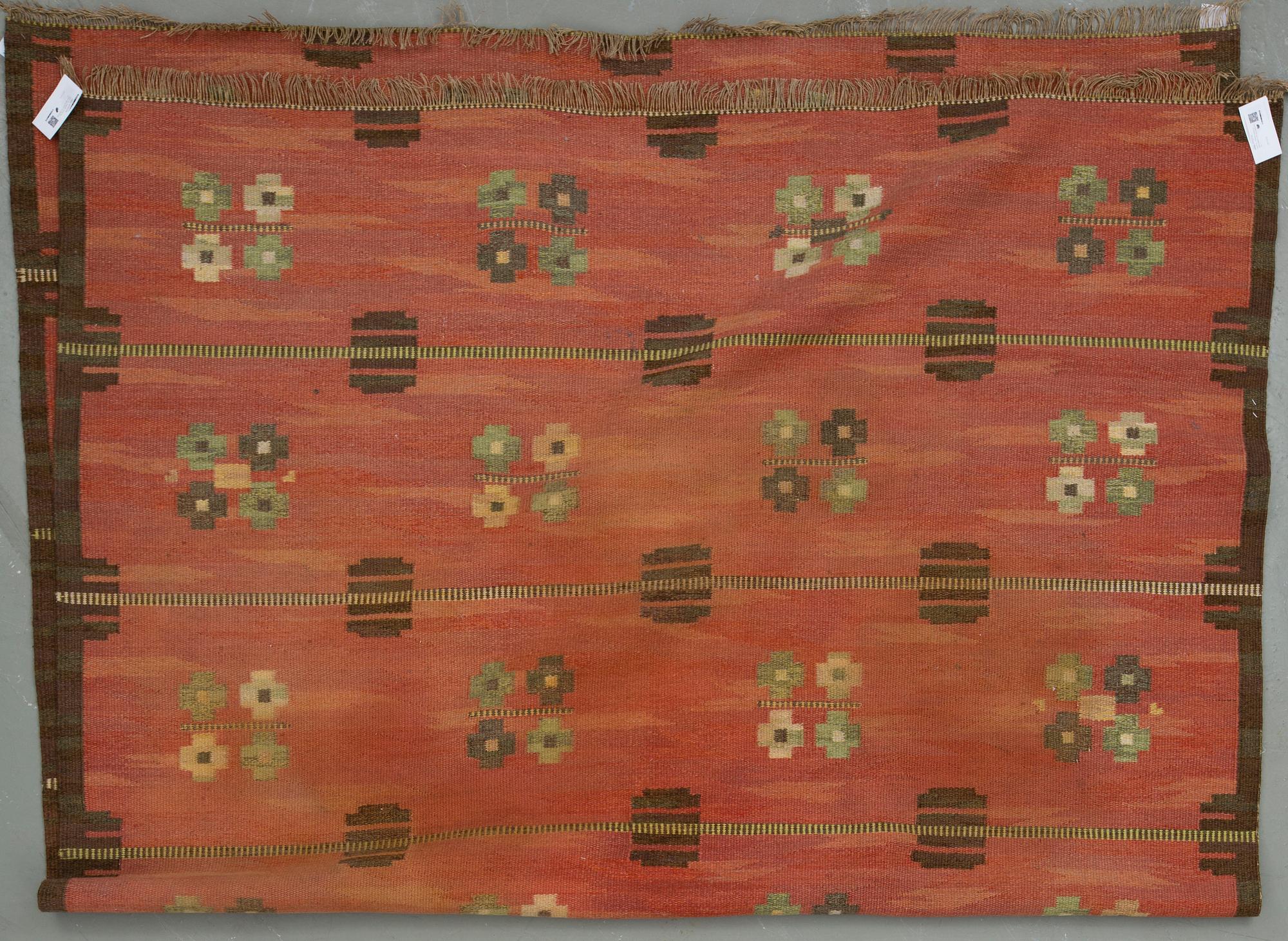 MATTA, rölakan, omkring 1900-talets mitt. Ca 280x202 cm.
