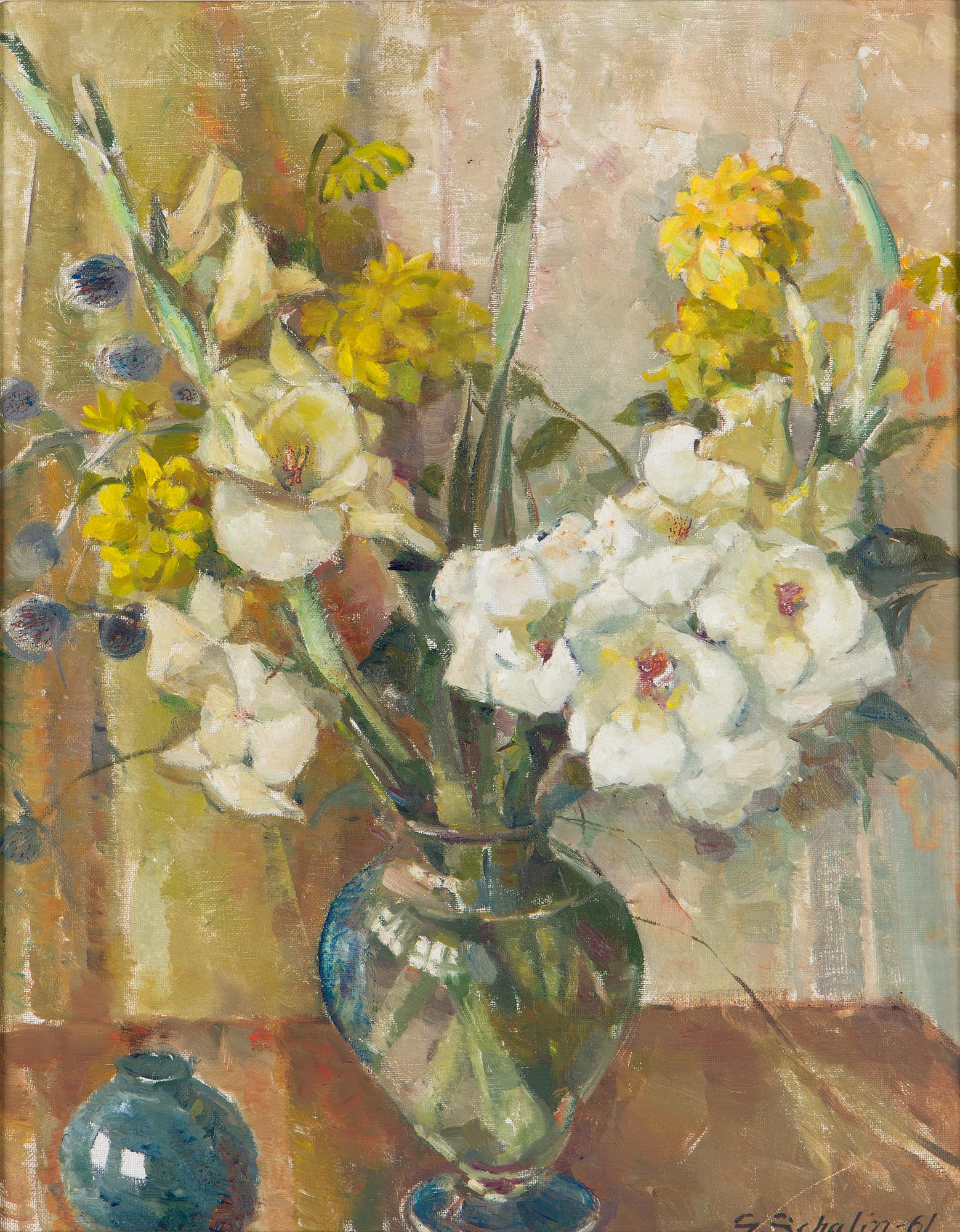 Greta Schalin, Flowers in a Vase.