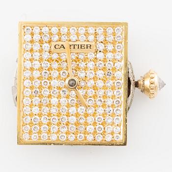 Cartier, Tank, "Pavé Dial", "Diamond Case", ca 1981.