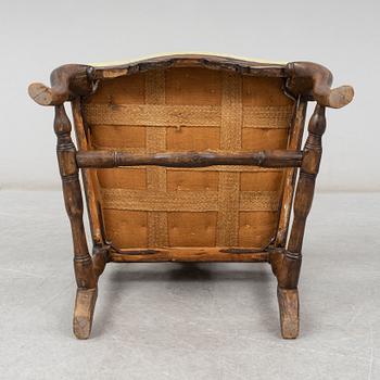 A first half of the 18th Century Baroque armchair.