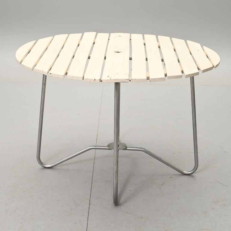 TRÄDGÅRDSMÖBLEMANG, 5 delar, 1900-talets mitt.