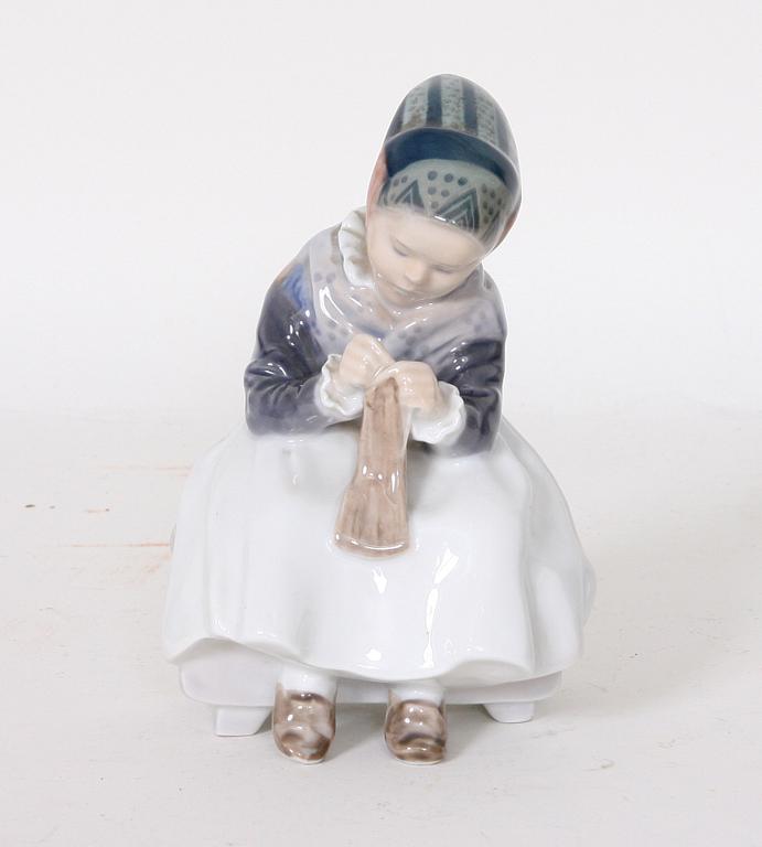 FIGURIN, porslin, Kongl Dansk.