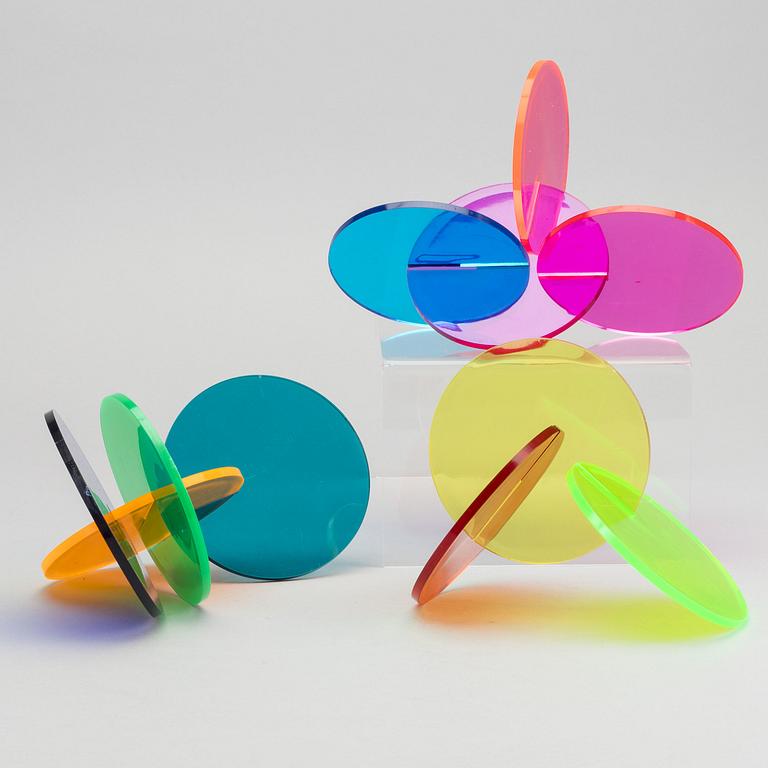 Jacob Dahlgren, multipel, 11 delar, "A Wonderful World of Abstraction". I samarbete med Skärets Konsthall, 2006.