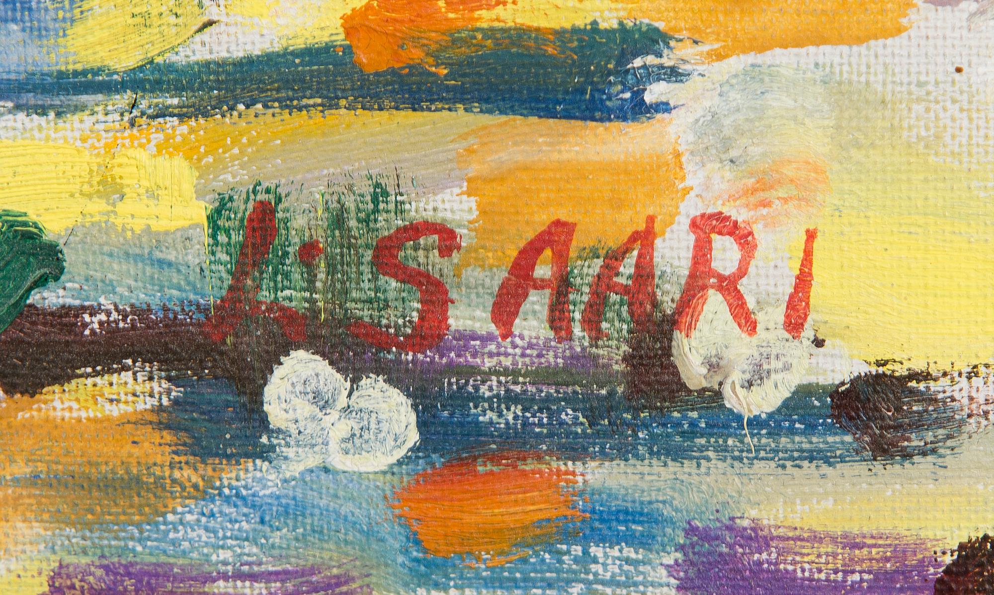 LAURI SAARI, oil on canvas, signed.