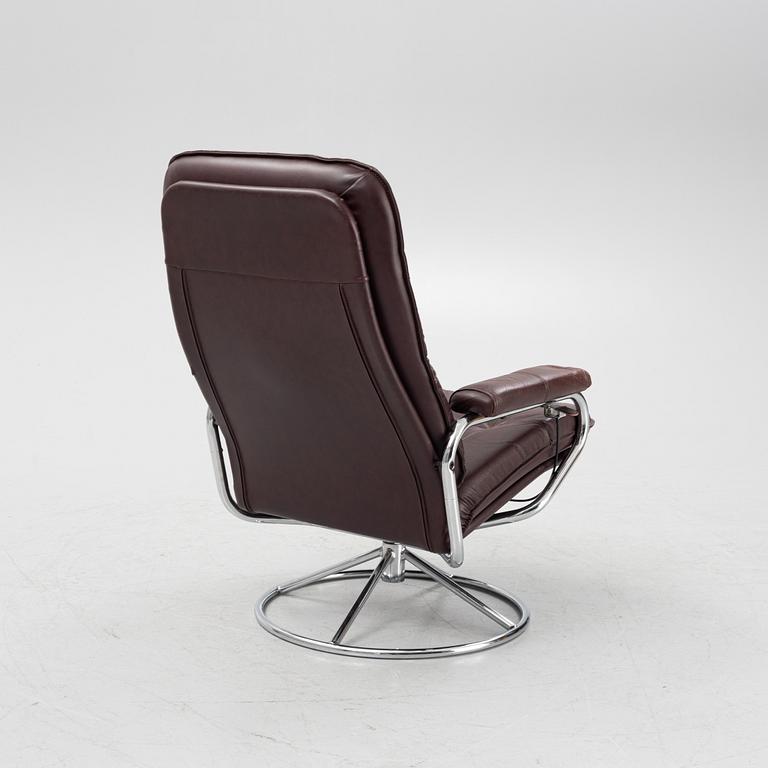 Fåtölj, "Stressless View", Ekornes, Norge, 1900-talets senare hälft.